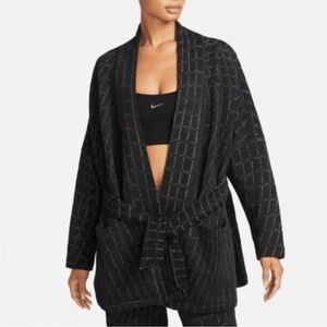 Nike Black Patterned Women's Jacket
